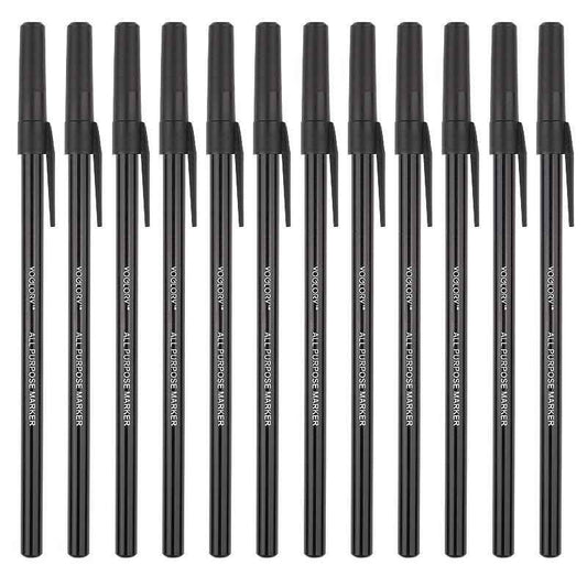 12PCS Adorable Laundry Label Pen - Festive Plush Toy Bag