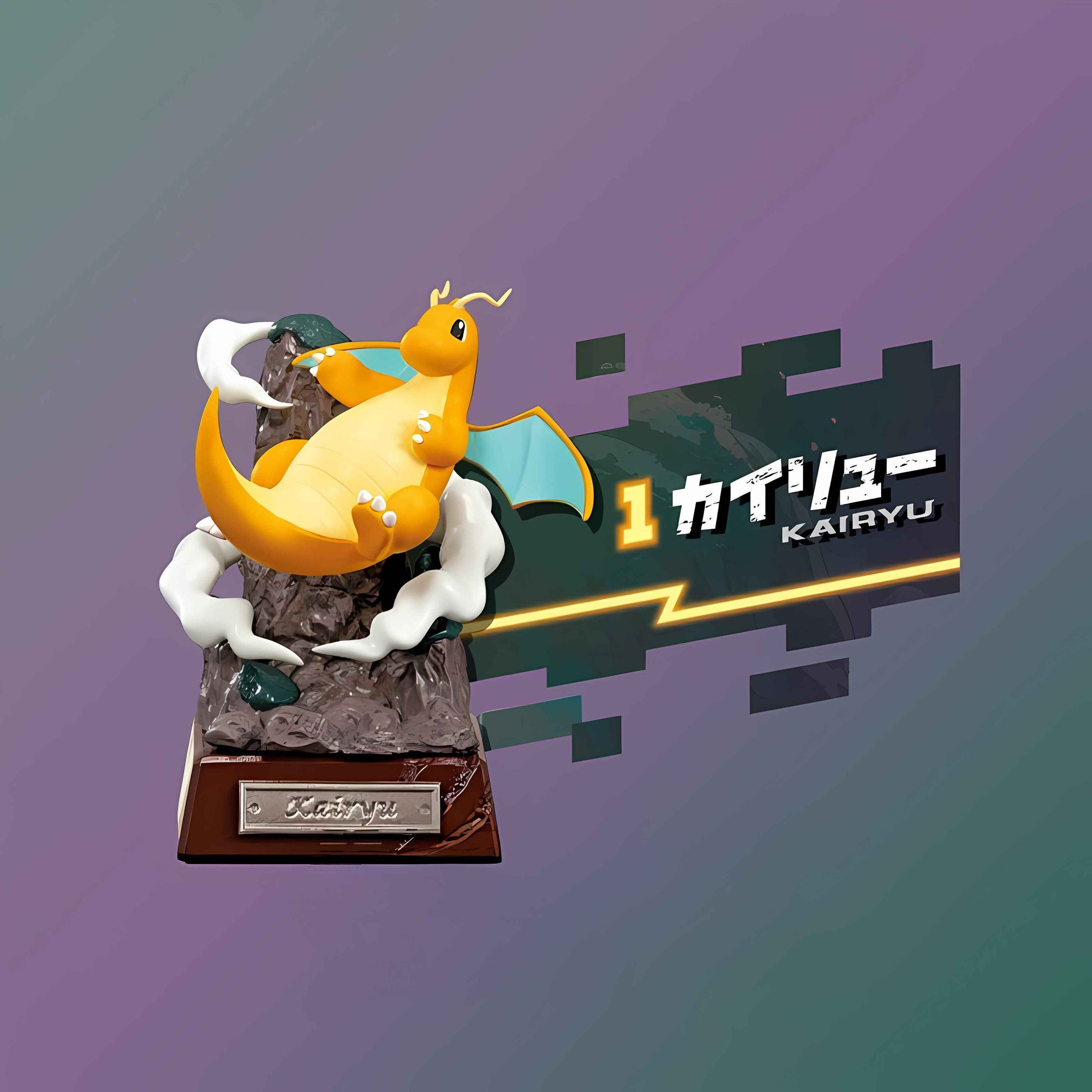 Pokémon Dragon Statue Mini Scene Collectible
