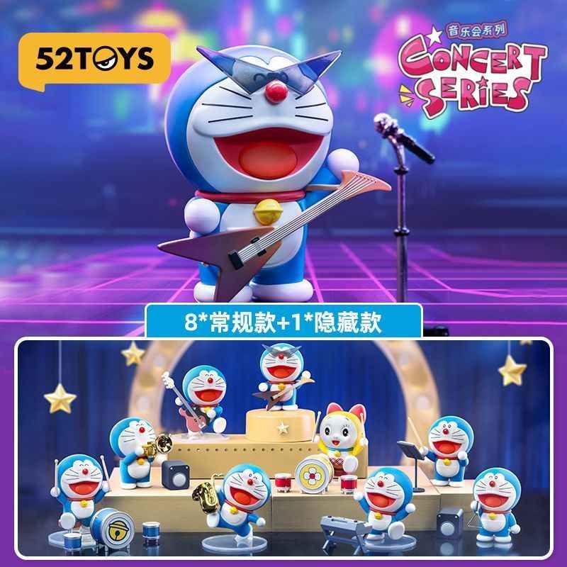 Doraemon Concert Series Blind Box | Festive Gift Idea! Collectible Cute Anime Figures for Christmas & Halloween