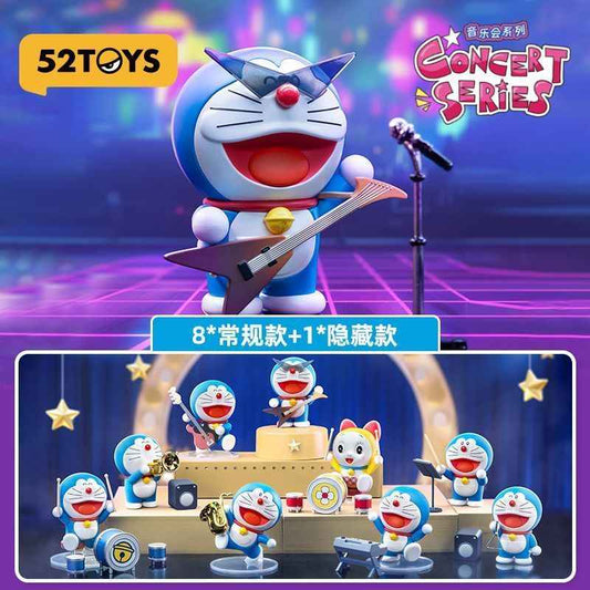 Doraemon Concert Series Blind Box | Festive Gift Idea! Collectible Cute Anime Figures for Christmas & Halloween