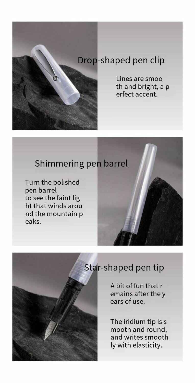 Japan Platinum Misty Star Fountain Pen-Collectible