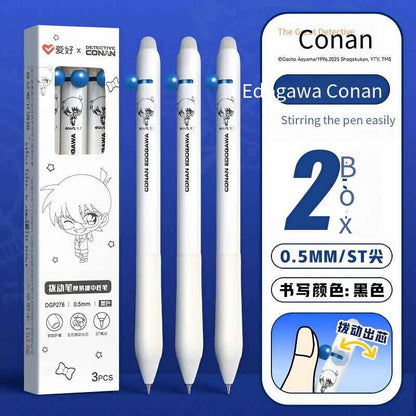 Detective Conan ST Erasable Pen - Kawaii Blue Black Ink