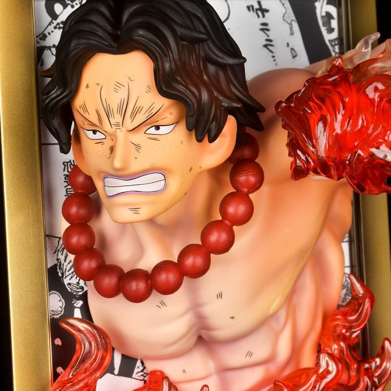 One Piece Sabo Ace Luffy Three Brothers Photo Frame High Quality Ornament