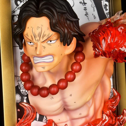 One Piece Sabo Ace Luffy Three Brothers Photo Frame High Quality Ornament