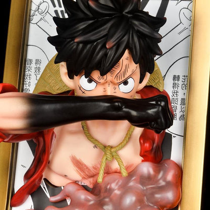 One Piece Sabo Ace Luffy Three Brothers Photo Frame High Quality Ornament