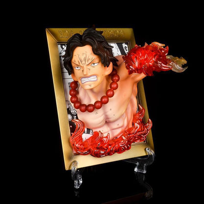 One Piece Sabo Ace Luffy Three Brothers Photo Frame High Quality Ornament