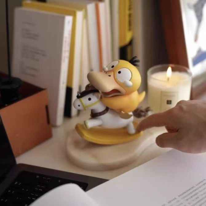 Pokémon Psyduck Rocking Horse Collectible Figure