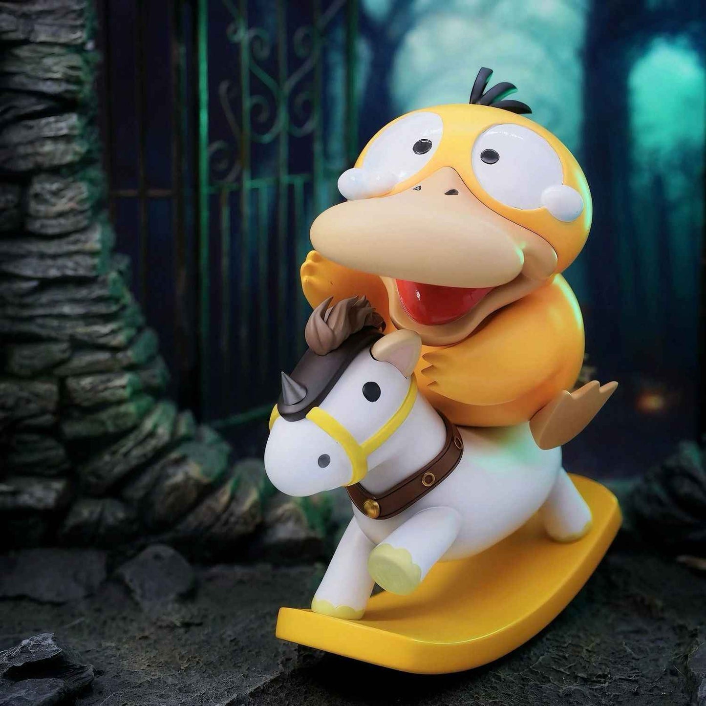 Pokémon Psyduck Rocking Horse Collectible Figure
