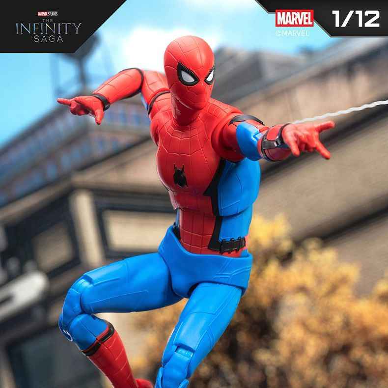 FondJoy Panle 1/12 Classic Red and Blue Battle Suit Action Figure Marvel Assembly Model Doll Toy for Boys