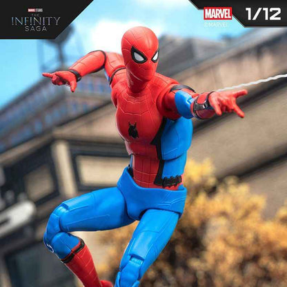 FondJoy Panle 1/12 Classic Red and Blue Battle Suit Action Figure Marvel Assembly Model Doll Toy for Boys