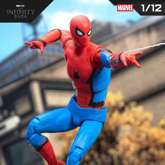 FondJoy Panle 1/12 Classic Red and Blue Battle Suit Action Figure Marvel Assembly Model Doll Toy for Boys