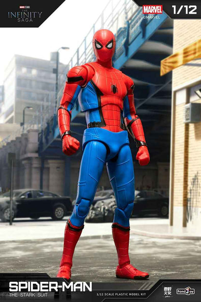 FondJoy Panle 1/12 Classic Red and Blue Battle Suit Action Figure Marvel Assembly Model Doll Toy for Boys