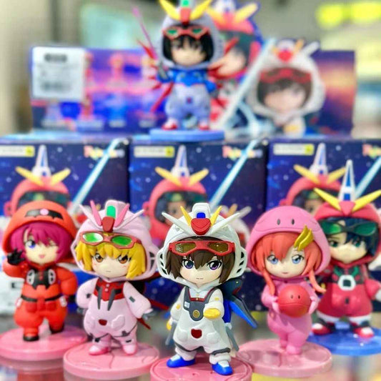 GUNDAM SEED DESTINY Pajama Doll Costume Gundam Series Blind Box Peripherals Q-Version Pilot