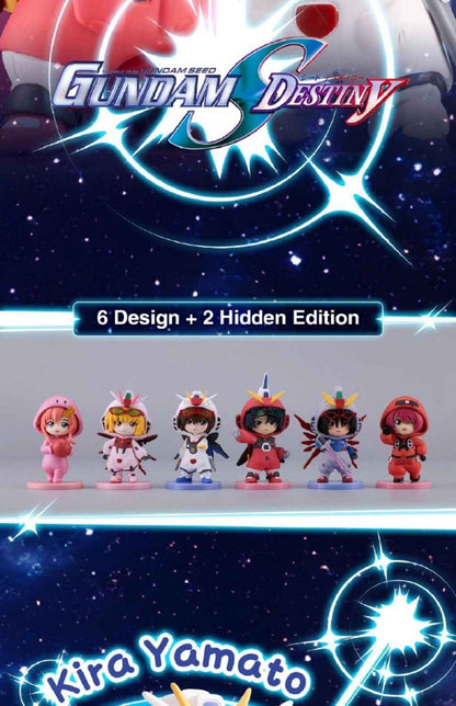 GUNDAM SEED DESTINY Pajama Doll Costume Gundam Series Blind Box Peripherals Q-Version Pilot