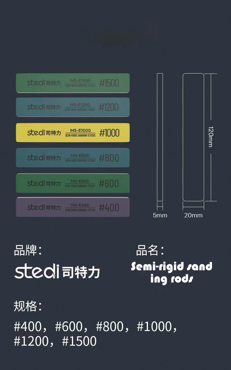 Semi-steel sanding plates