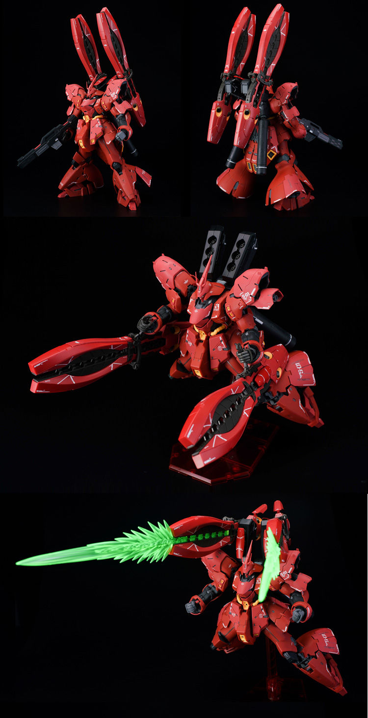EW RG 1/144 Shazabi Fukuoka Shazabi Crab Pincer Long Range Floating Cannon Item Content:RG Long Range Floating Cannon X2, Beam FX x2, Connectors x2, Backpack Replacement x4, Decal.