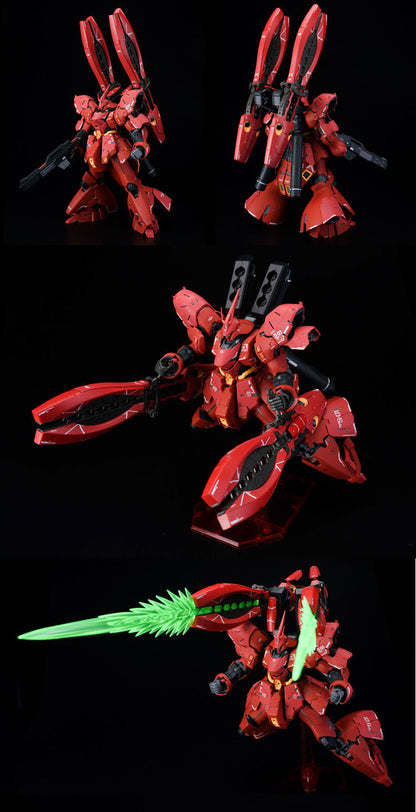 EW RG 1/144 Shazabi Fukuoka Shazabi Crab Pincer Long Range Floating Cannon Item Content:RG Long Range Floating Cannon X2, Beam FX x2, Connectors x2, Backpack Replacement x4, Decal.
