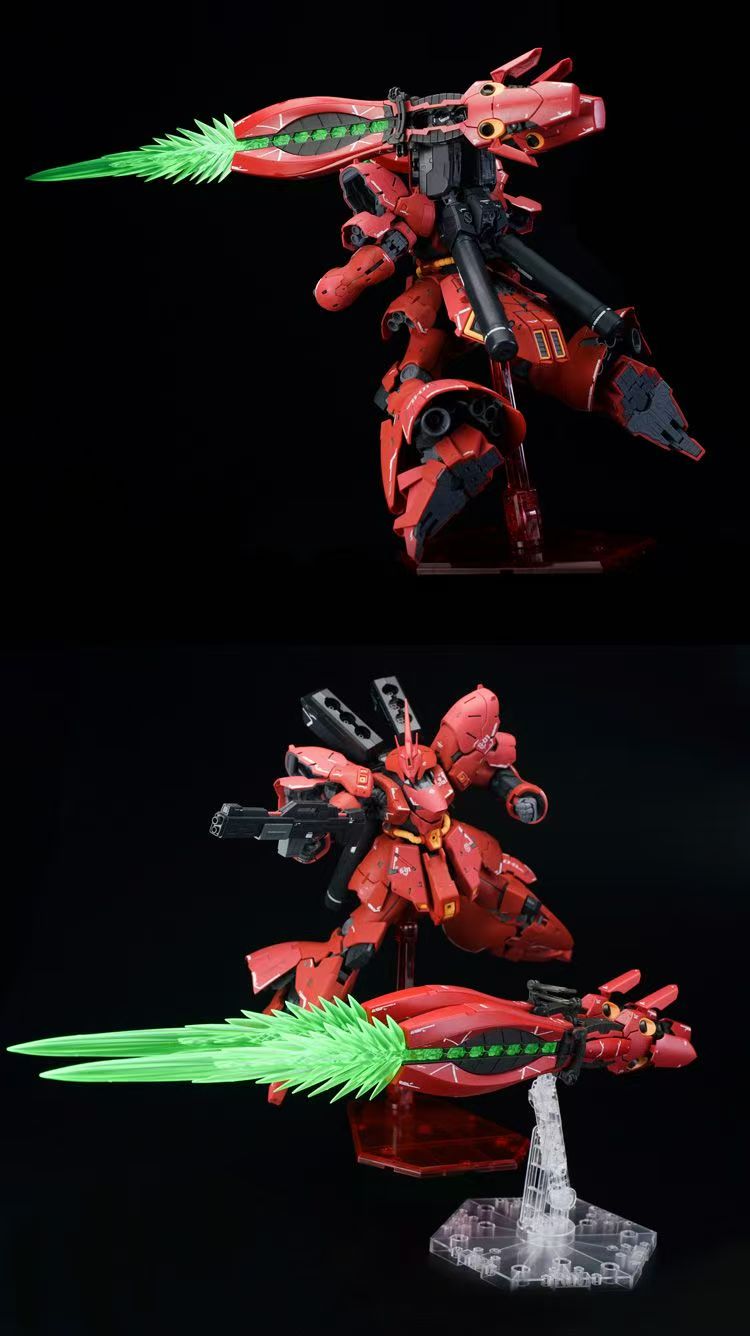 EW RG 1/144 Shazabi Fukuoka Shazabi Crab Pincer Long Range Floating Cannon Item Content:RG Long Range Floating Cannon X2, Beam FX x2, Connectors x2, Backpack Replacement x4, Decal.