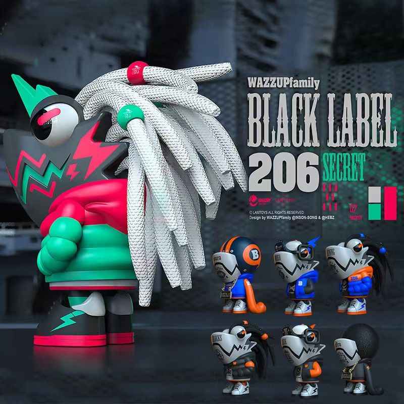 Dreadlocks Dragon Figurine 6th Generation Trendy Toy Birthday Gift Decorative Blind Box