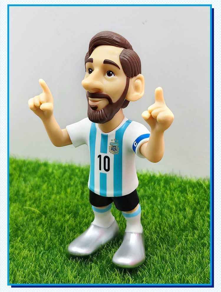 Authentic MINIX figurine collectible - Paris Neymar action figure, soccer-themed gift for boys and football fans