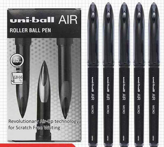 Japan Mitsubishi Uni-ball AIR Pen, UBA188 Direct Liquid Fountain Pen, 0.5mm Drawing Pen Three-pack