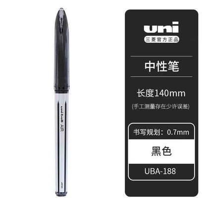 Japan Mitsubishi Uni-ball AIR Pen, UBA188 Direct Liquid Fountain Pen, 0.5mm Drawing Pen Three-pack