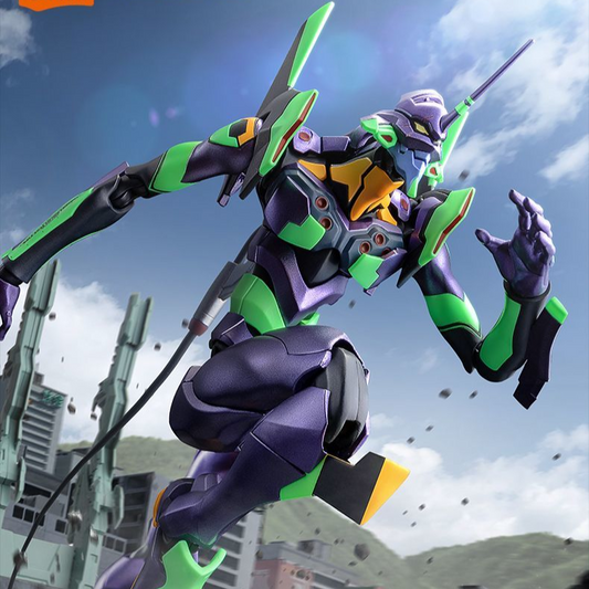 Bloks EVA Unit-01 - Fluorescent, Super-Articulated, w/ Weapons & 6 Swappable Hands