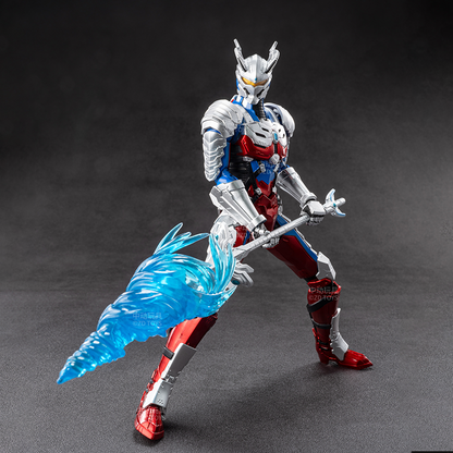 ZD TOYS Ultraman Zero Mechanized Suit 18cm Action Figure Deluxe Gift Box