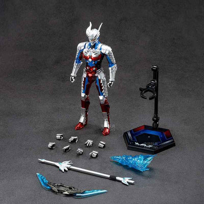 ZD TOYS Ultraman Zero Mechanized Suit 18cm Action Figure Deluxe Gift Box