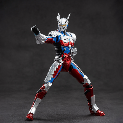 ZD TOYS Ultraman Zero Mechanized Suit 18cm Action Figure Deluxe Gift Box