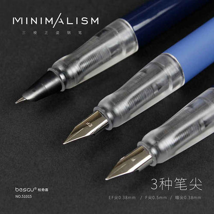 The Minimalism Pen - Ink Cartridge Fountain Pen for Smooth Writing!