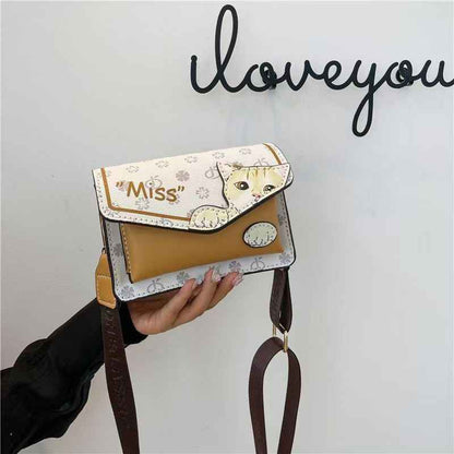 DIY Kitten Square Bag Kit - Handmade Cat