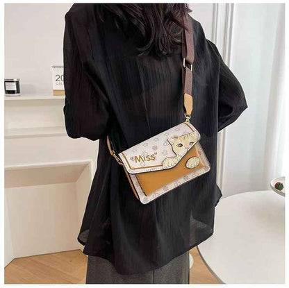 DIY Kitten Square Bag Kit - Handmade Cat