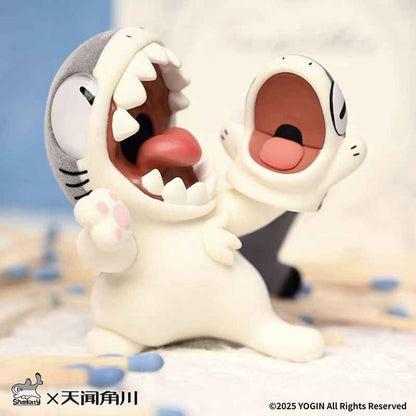 Tianwen Juechuan Shark Cat Series - Premium Flocked Blind Box