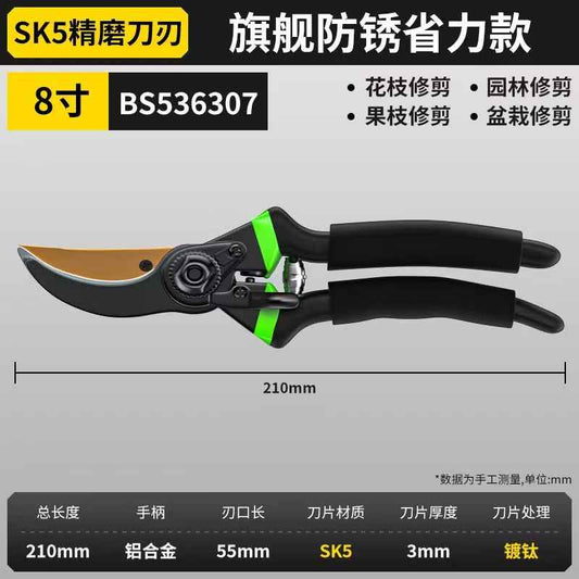 Premium Persian Pruning Shears - Heavy-Duty Branch Cutter for Garden, Fruit Trees, & Home Use