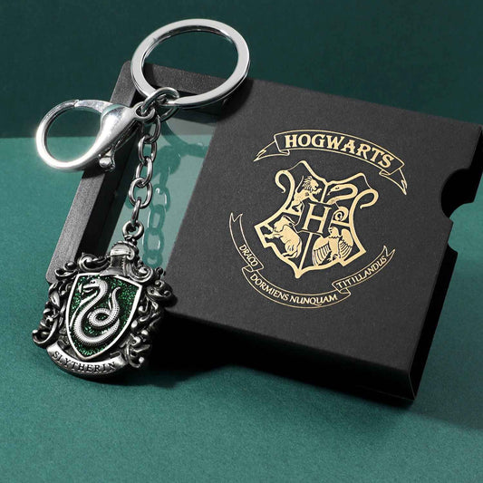 Harry Potter Hogwarts Crest Keychain Pin Set – House Pride!