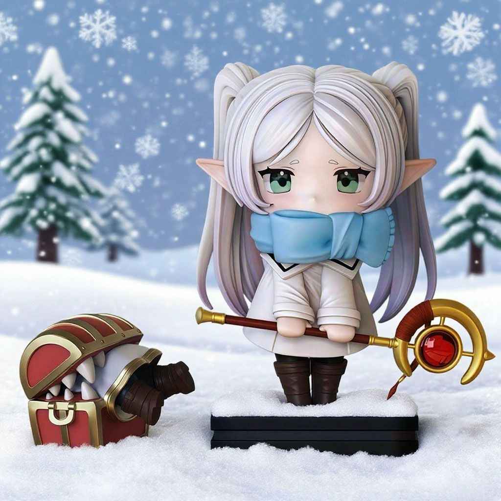 Frieren Winter Q-Style GK Figure – Limited Edition