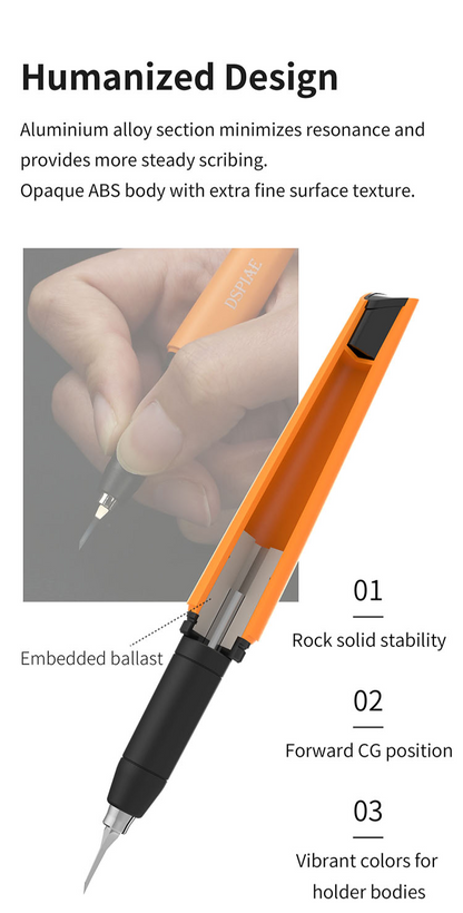 DSPIAE PT-TH PRO “WING” Tungsten Steel Push Broach