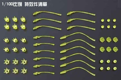 EW 1/100-1/144 Sazabi Beam Effect Parts for Universal Display