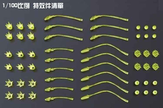 EW 1/100-1/144 Sazabi Beam Effect Parts for Universal Display
