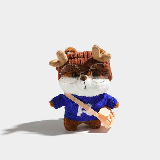 2025 Cute Plush Deer Bag - Adorable Kawaii Cartoon Crossbody Purse