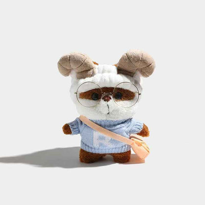 2025 Cute Plush Deer Bag - Adorable Kawaii Cartoon Crossbody Purse