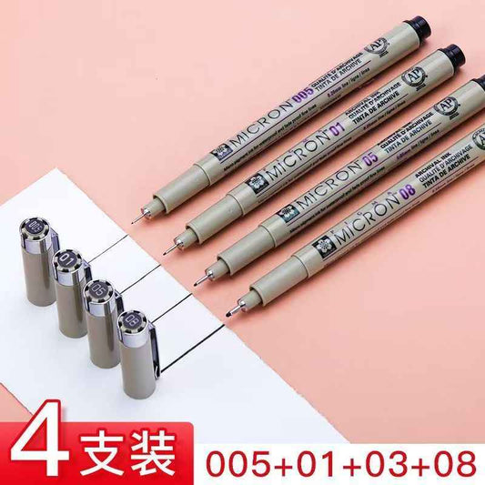 Sakura Micron Pens for Manga – Pro Sketching Needle Tip Pens