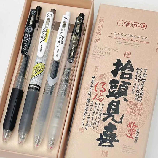 Zebra JJ15 Pen Set - Smooth 0.5mm Pens Perfect for Studying & Exams