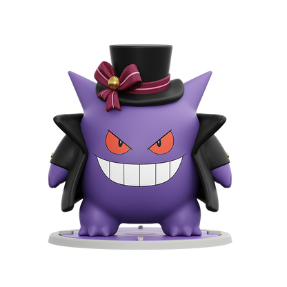 Gengar in Tuxedo Figurine | Official Pokémon UNITE Collectible - ToyWith