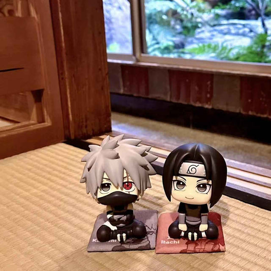 Cute Kakashi Figurine - Hand-Painted Anbu Kakashi Collectible from Naruto Shippuden | Perfect Birthday Gift