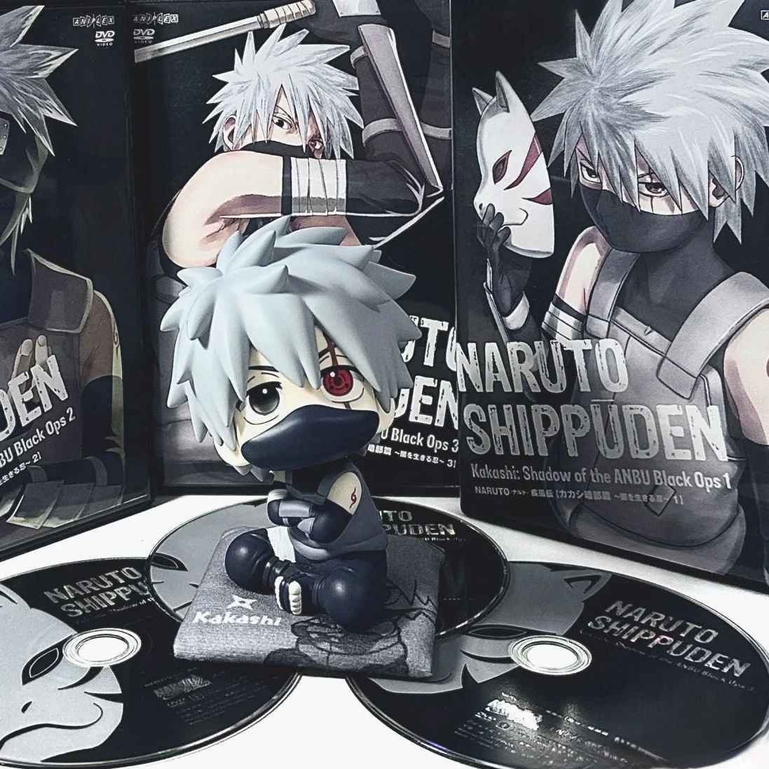 Cute Kakashi Figurine - Hand-Painted Anbu Kakashi Collectible from Naruto Shippuden | Perfect Birthday Gift