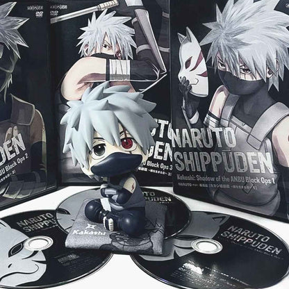 Cute Kakashi Figurine - Hand-Painted Anbu Kakashi Collectible from Naruto Shippuden | Perfect Birthday Gift