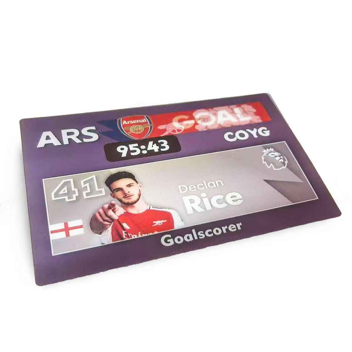 Premier League Soccer Cards – Dynamic Flash Star Player Goal Animations