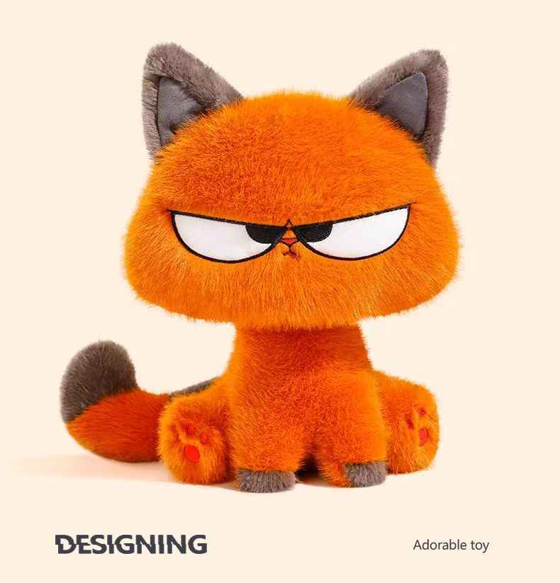 Cute Cat Plush Desk Buddy – The Perfect Sweet Companion & Gift